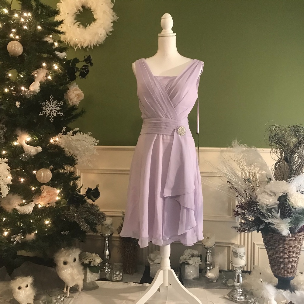 Cocktail party bridesmaid dress